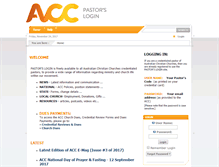 Tablet Screenshot of access.acc.org.au