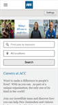 Mobile Screenshot of careers.acc.co.nz